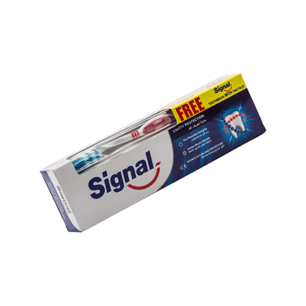  SIGNAL TOOTH PASTE WITH BRUSH 150GM